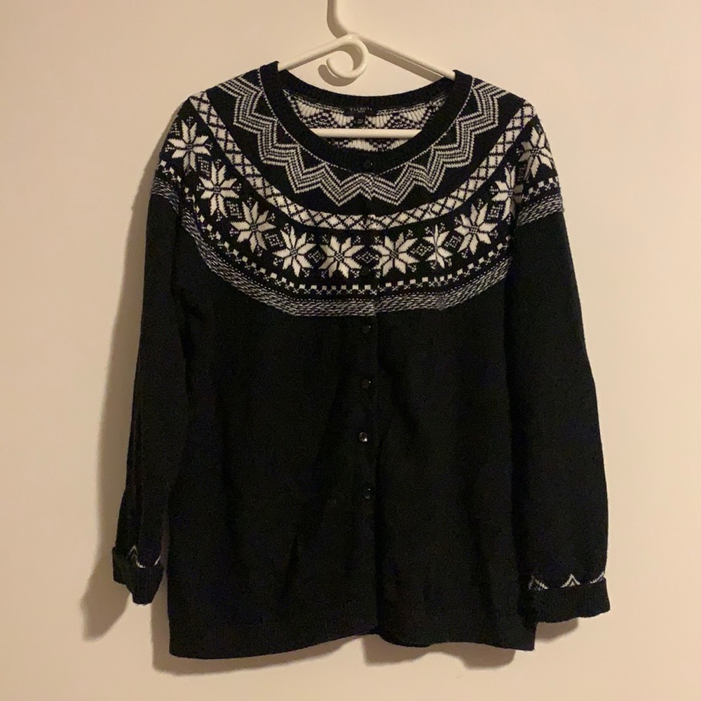 Talbots button up cardigan sweater